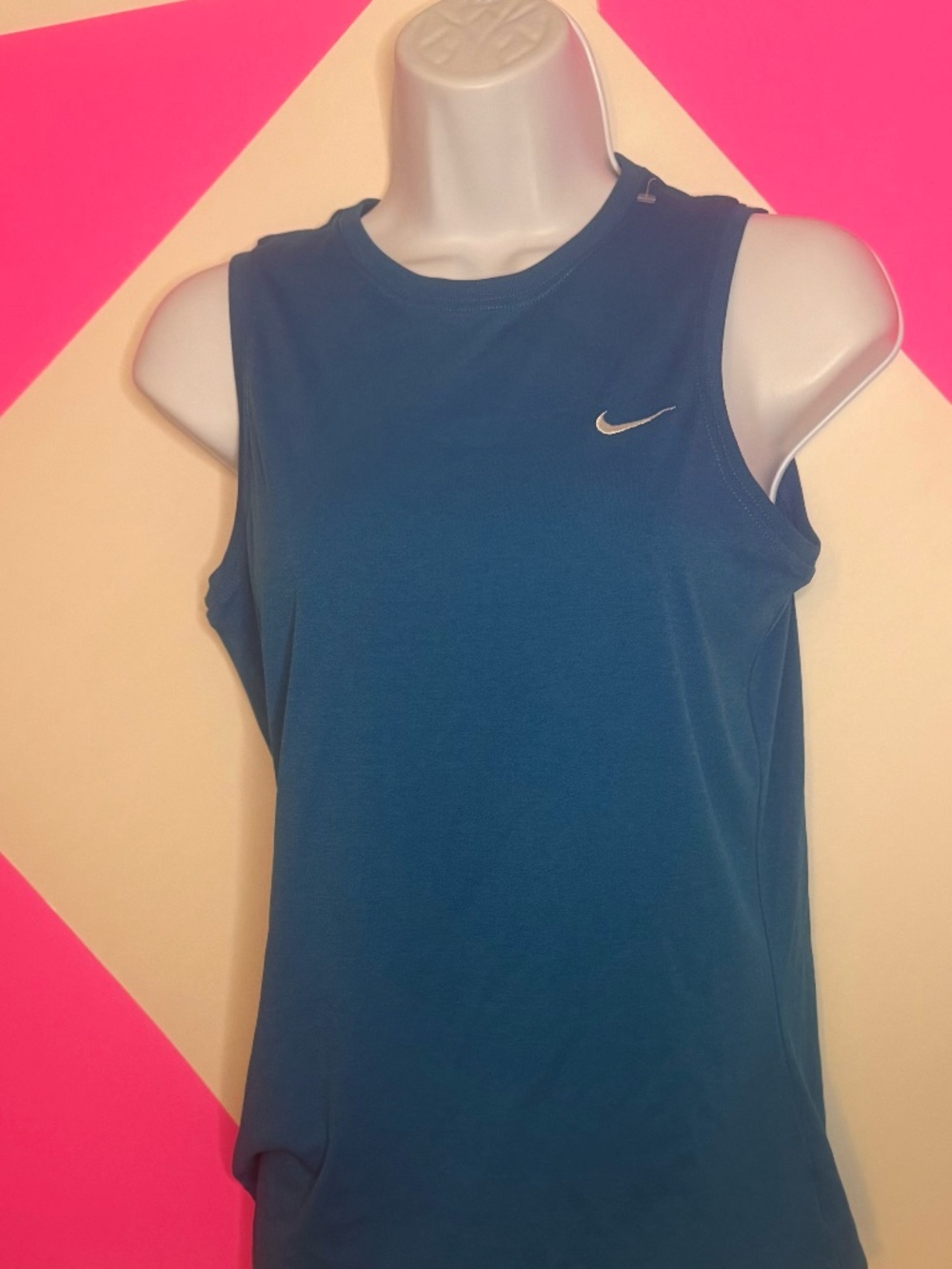 Nike Dri-FIT Blue Sleeveless Muscle Tank Top Small